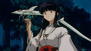 Kikyo and Kagome, Alone in the Cave